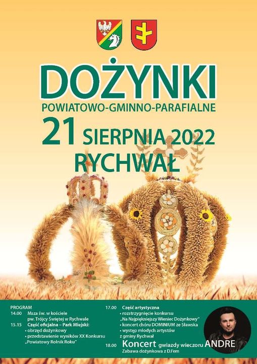 Powiatowo-Gminno-Parafialne Dożynki w Rychwale