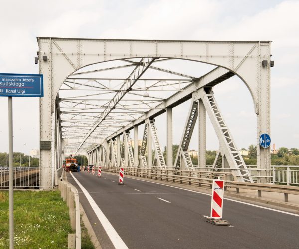 Most Piłsudskiego po szybkim remoncie