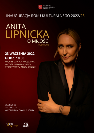 Inauguracja Roku Kulturalnego z Anitą Lipnicką