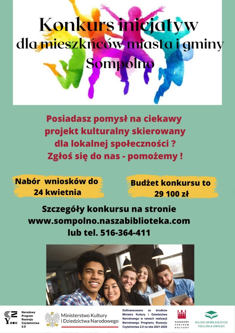Konkurs inicjatyw dla mieszkańców Sompolna
