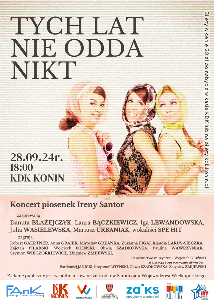 Koncert z piosenkami Ireny Santor